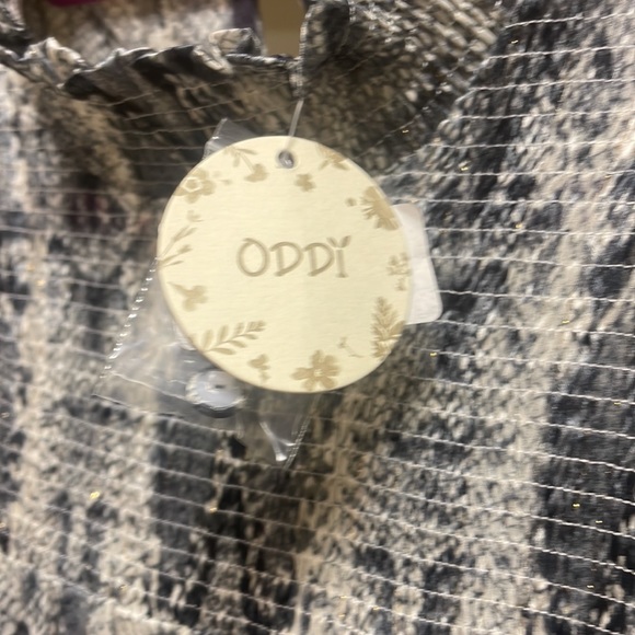 NWT by Oddy- python dress w/ gold tinsel, baby doll style with lining,reg & Plus - Picture 11 of 11